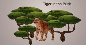 Tiger in the bush
